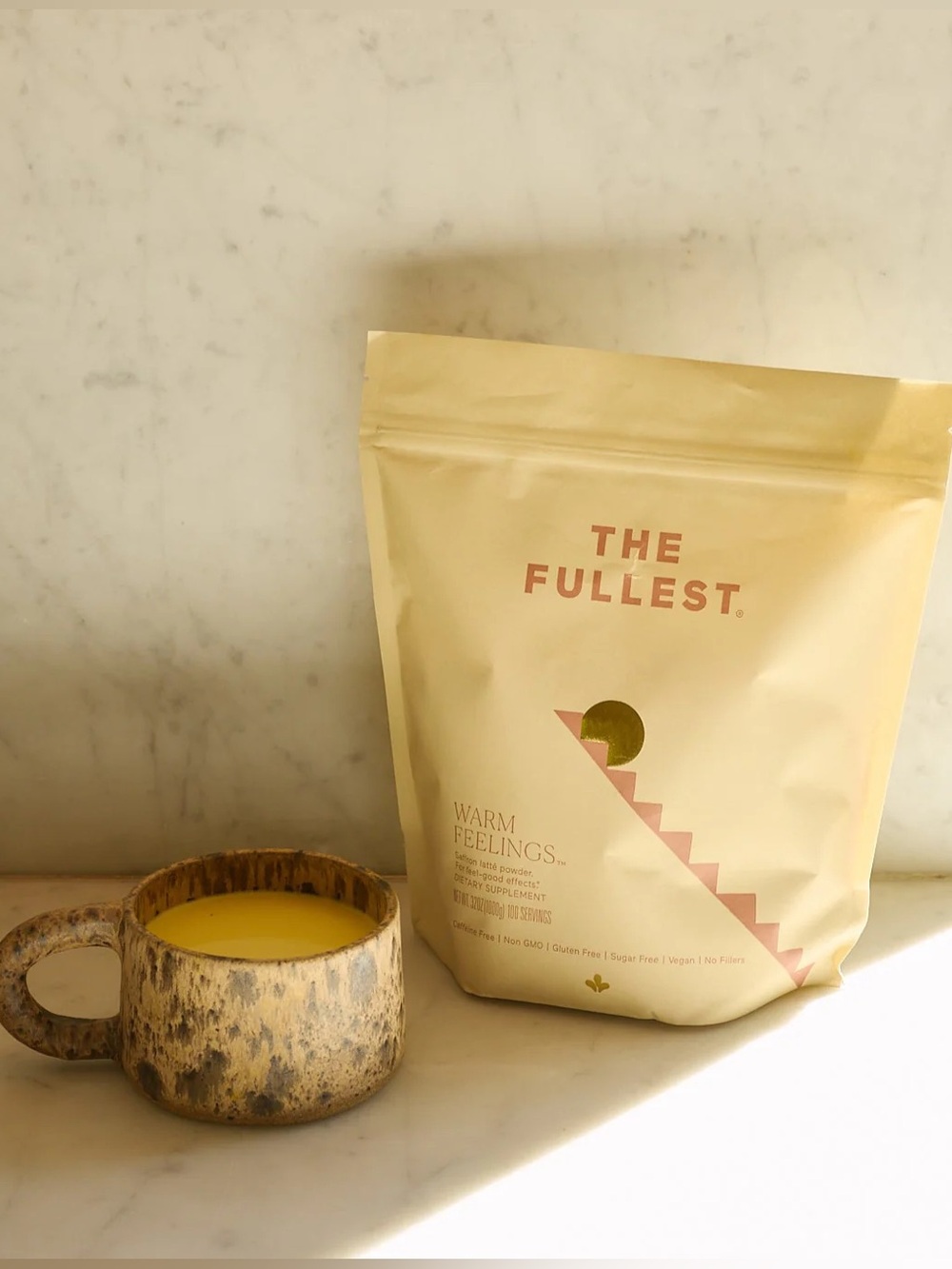 The Fullest Warm Feelings Saffron Latte 100 Serving Bulk Bag